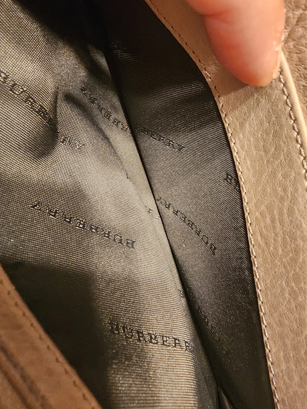 Burberry Smoked Check Continental Wallet